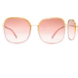 Chloè 59mm Gradient Square Sunglasses